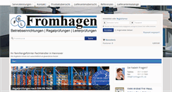 Desktop Screenshot of fromhagen-b-l.de
